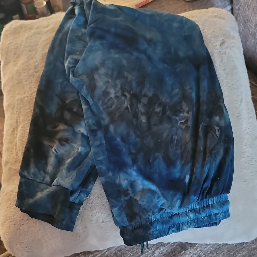 Blue Tie-Dye Joggers